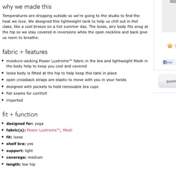 LULULEMON CYB Layered Tank Top Yoga Workout ~ NWT! - Picture 6 of 6